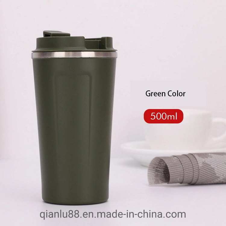 Modern Durable Double Wall 500ml Stainless Steel Cup Double Wall Vacuum Coffee Travel Mug with Lid